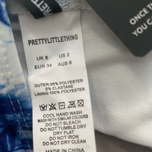 Pretty little thing Greek bikini top in size 2 - Picture 3 of 6